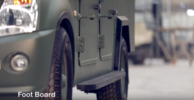 Foot Board-ISUZU Armoured Tactical Vehicle